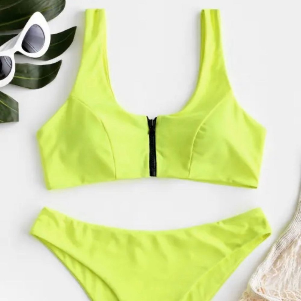 Neon Yellow/Green Bathing Suit